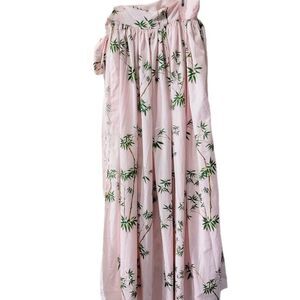 Praia by Dayanara Duran cover up tropical long skirt size L